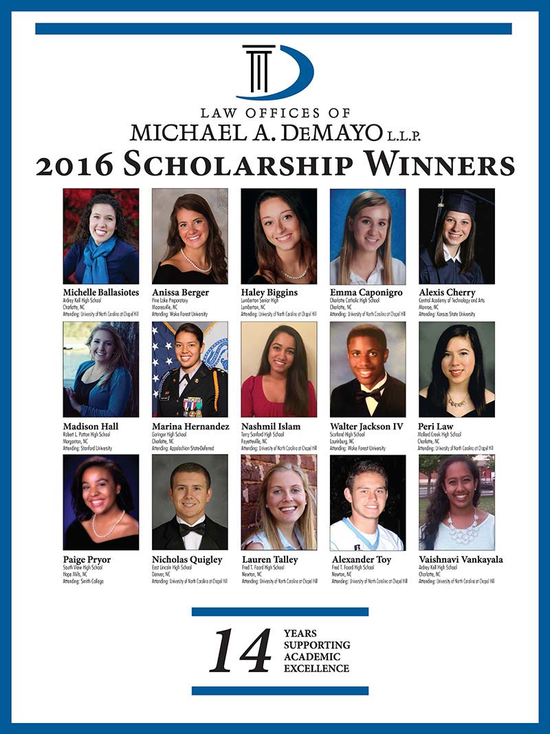 2016-Demayo-Scholarship-Winners